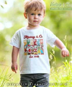 Mickey And Friends Est 1928 Christmas kids tshirt