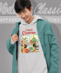 Mickey And Friends Family Christmas Hoodie