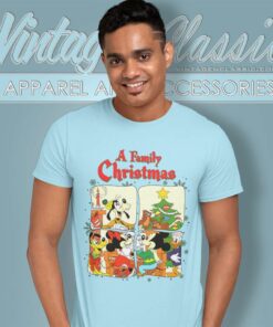 Mickey And Friends Family Christmas T Shirt