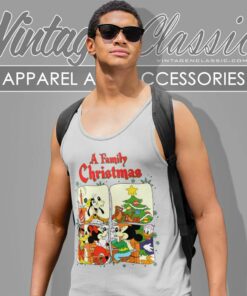 Mickey And Friends Family Christmas Tank Top Racerback