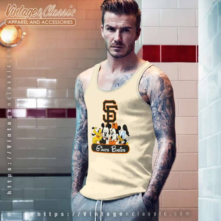 Mickey And Friends San Francisco Giants Babies Tank Top Racerback Mickey And Friends San Francisco Giants Babies Tank Top Racerback