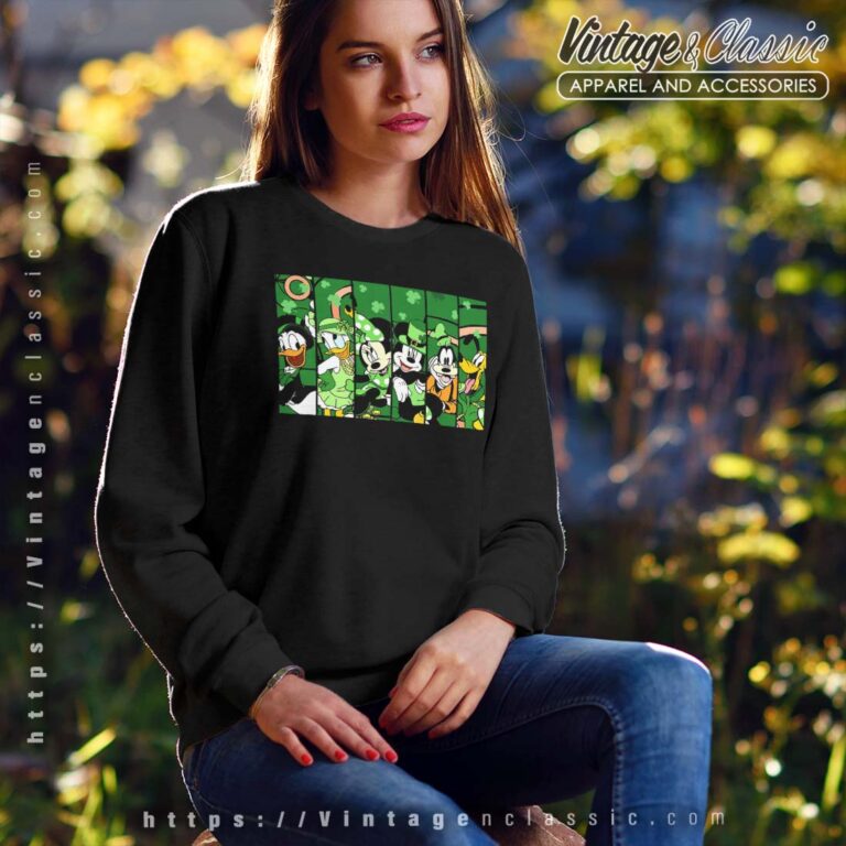 Mickey And Friends St Patricks Day Sweatshirt Disney St Patricks Day Shirt Mickey And Friends St Patricks Day Sweatshirt Disney St Patricks Day Shirt