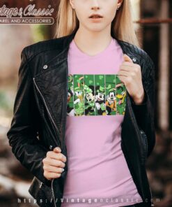 Mickey And Friends St Patricks Day Vneck Disney St Patricks Day Shirt