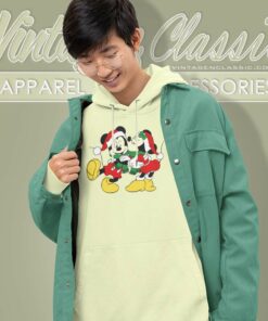 Mickey And Minnie Couple Christmas Hoodie