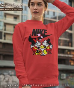 Mickey And Minnie Nike Sweatshirt