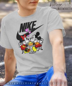 Mickey And Minnie Nike T Shirt