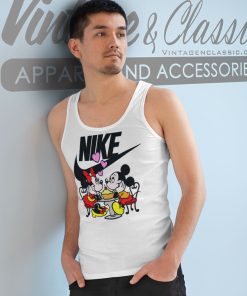 Mickey And Minnie Nike Tank Top Racerback