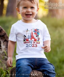 Mickey And Minnie Red White Blue Shirt 4 Mickey And Minnie Red White Blue kids Tshirt