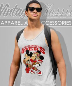 Mickey And Minnie San Francisco 49ers Tank Top Racerback
