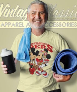 Mickey And Minnie San Francisco 49ers V Neck TShirt