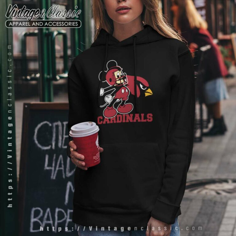 Mickey Arizona Cardinals Football Team Hoodie Mickey Arizona Cardinals Football Team Hoodie