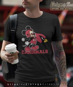 Mickey Arizona Cardinals Football Team T Shirt