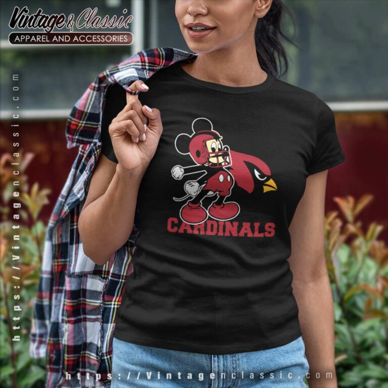 Mickey Arizona Cardinals Football Team Women TShirt Mickey Arizona Cardinals Football Team Women TShirt