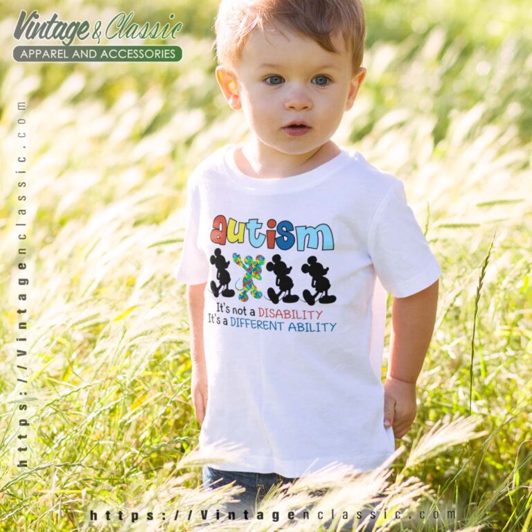 Mickey Autism Awareness Quote kids Shirt Mickey Autism Awareness Quote kids Shirt