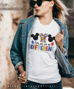 Mickey Autism Ok To Be Different Vneck