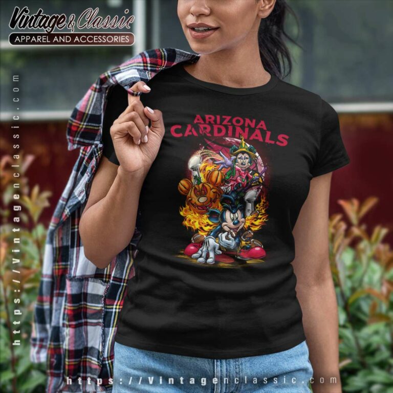 Mickey Cardinal Halloween Shirt Vince Lombardi Trophy Arizona Cardinals Women TShirt Mickey Cardinal Halloween Shirt Vince Lombardi Trophy Arizona Cardinals Women TShirt
