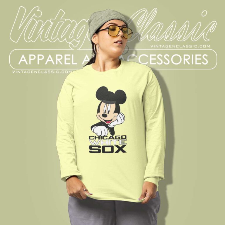 Mickey Chicago White Sox Long Sleeve Tee Mickey Chicago White Sox Long Sleeve Tee