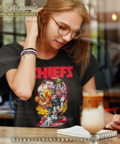 Mickey Chiefs Halloween Shirt Vince Lombardi Trophy Kansas City Chiefs Women TShirt