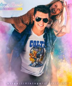 Mickey Colts Halloween Shirt Vince Lombardi Trophy Indianapolis Colts V Neck TShirt