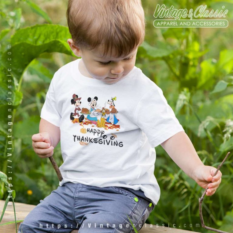 Mickey Disney Happy Thanksgiving kids tshirt Mickey Disney Happy Thanksgiving kids tshirt