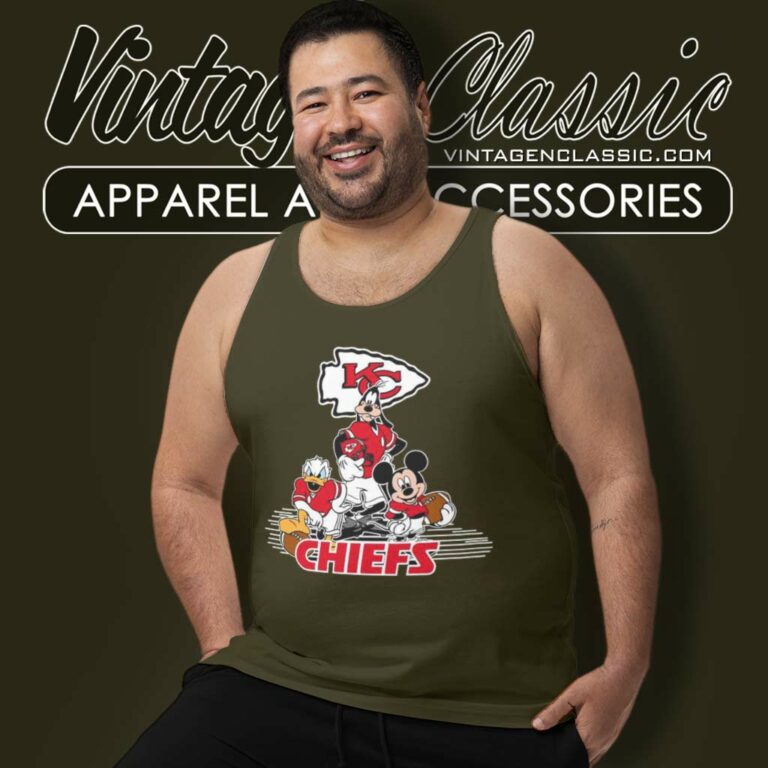 Mickey Disney Kansas City Chiefs Tank Top Racerback Mickey Disney Kansas City Chiefs Tank Top Racerback