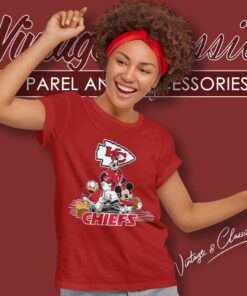 Mickey Disney Kansas City Chiefs Women TShirt