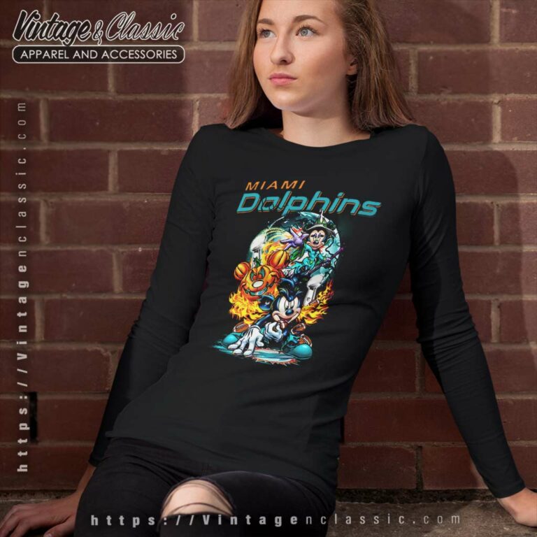 Mickey Dolphins Halloween Shirt Vince Lombardi Trophy Miami Dolphins Long Sleeve Tee Mickey Dolphins Halloween Shirt Vince Lombardi Trophy Miami Dolphins Long Sleeve Tee