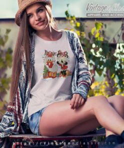 Minnie Donald Duck Christmas Lights T Shirt
