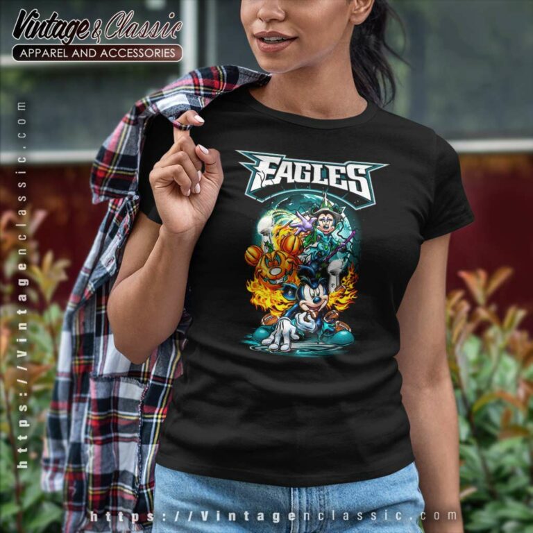 Mickey Eagles Halloween Shirt Philadelphia Eagles Women TShirt Mickey Eagles Halloween Shirt Philadelphia Eagles Women TShirt