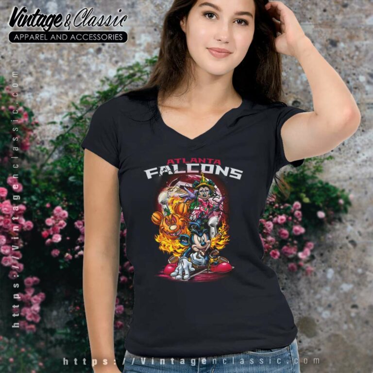 Mickey Falcons Halloween Shirt Vince Lombardi Trophy Atlanta Falcons V Neck TShirt Mickey Falcons Halloween Shirt Vince Lombardi Trophy Atlanta Falcons V Neck TShirt