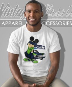 Mickey Gangster Seattle Seahawks T Shirt