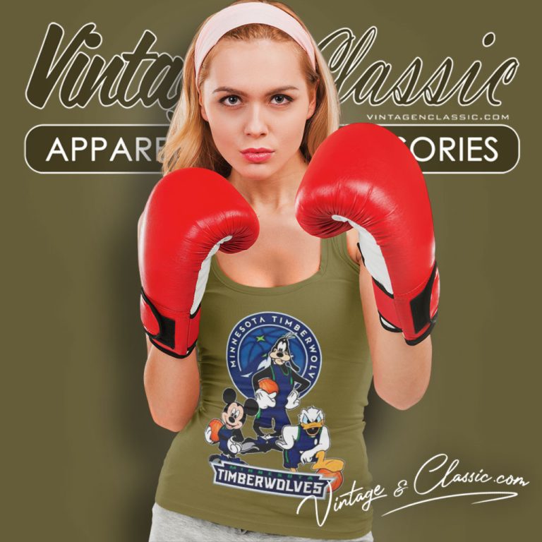 Mickey Goofy Donald Loves Minnesota Timberwolves Basketball Fans Tank Top Racerback Mickey Goofy Donald Loves Minnesota Timberwolves Basketball Fans Tank Top Racerback