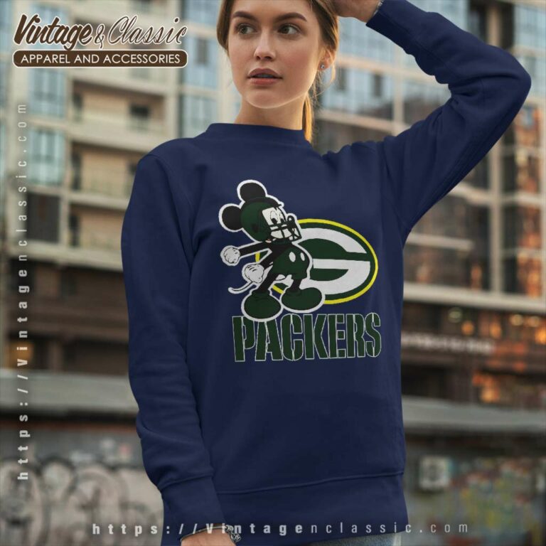 Mickey Green Bay Packers Football Sweatshirt Mickey Green Bay Packers Football Sweatshirt