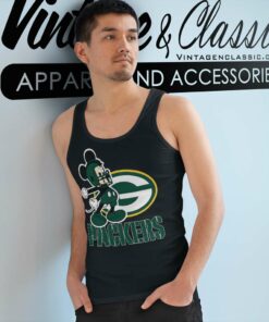 Mickey Green Bay Packers Football Tank Top Racerback