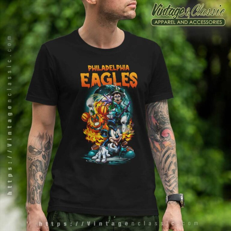 Mickey Halloween Eagles Shirt Eagles Super Bowl T Shirt Mickey Halloween Eagles Shirt Eagles Super Bowl T Shirt