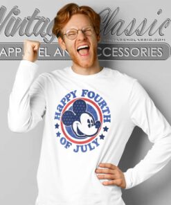 Mickey Happy 4th Of July Long Sleeve Tee