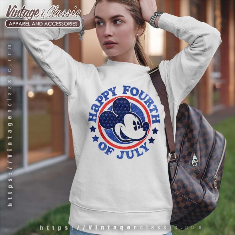 Mickey Happy 4th Of July Sweatshirt Mickey Happy 4th Of July Sweatshirt