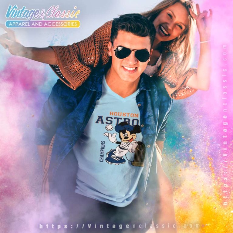 Mickey Houston Astros World Champions V Neck TShirt Mickey Houston Astros World Champions V Neck TShirt