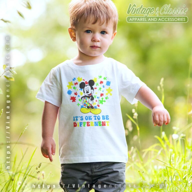 Mickey Its Ok To Be Different kids Shirt Disney Autism Mickey Its Ok To Be Different kids Shirt Disney Autism