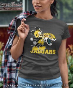 Mickey Jacksonville Jaguars Football Team Women TShirt