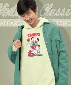 Mickey Kansas City Chiefs Super Bowl Hoodie 1
