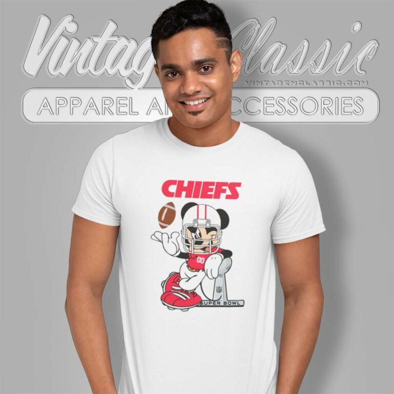 Mickey Kansas City Chiefs Super Bowl T Shirt 1 Mickey Kansas City Chiefs Super Bowl T Shirt 1