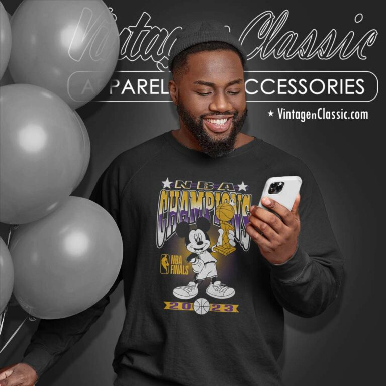 Mickey Lakers Nba Finals Champions Sweatshirt Mickey Lakers Nba Finals Champions Sweatshirt