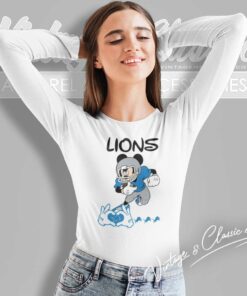 Mickey Love Detroit Lions Nfl Long Sleeve Tee