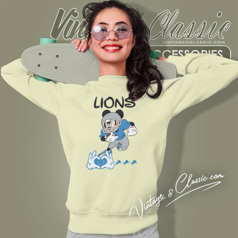 Mickey Love Detroit Lions Nfl Sweatshirt Mickey Love Detroit Lions Nfl Sweatshirt