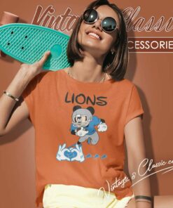 Mickey Love Detroit Lions Nfl Women TShirt
