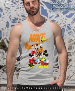 Mickey Minnie And Goofy Nike Logo Shirt 5 Mickey Minnie And Goofy Nike Logo Tank Top Racerback