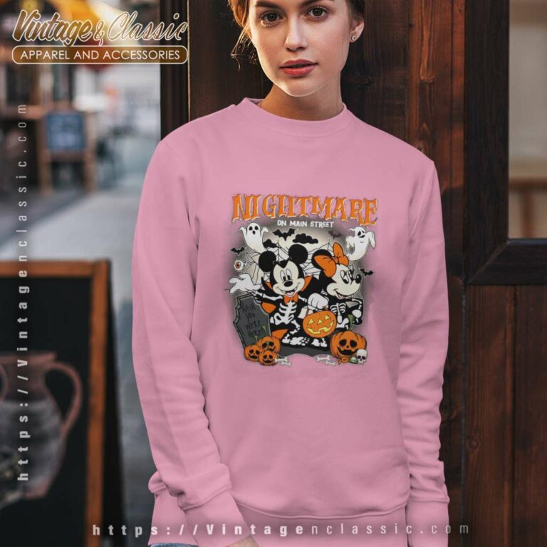 Mickey Minnie Halloween Nightmare Shirts Sweatshirt Mickey Minnie Halloween Nightmare Shirts Sweatshirt