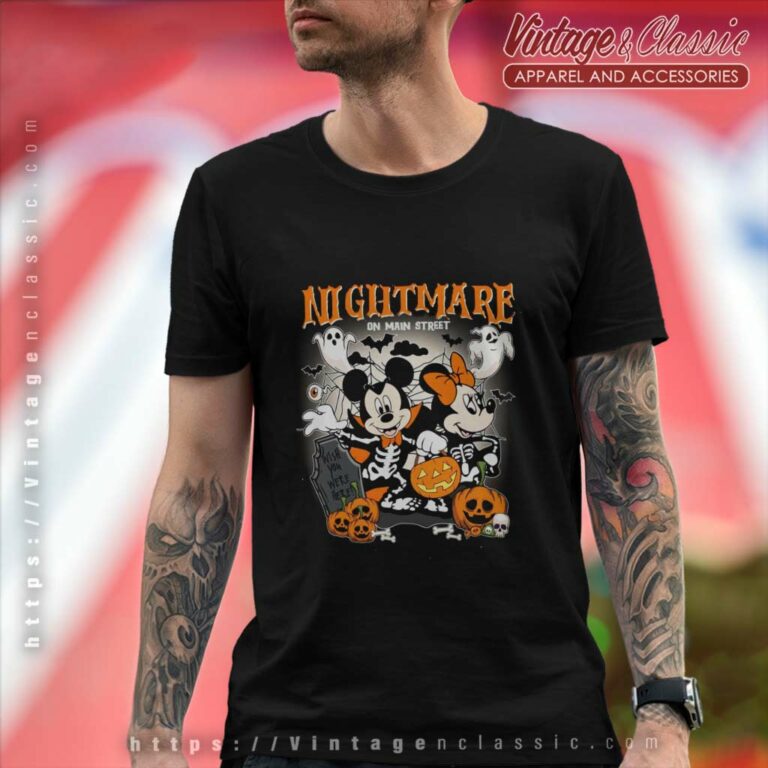 Mickey Minnie Halloween Nightmare Shirts T Shirt Mickey Minnie Halloween Nightmare Shirts T Shirt