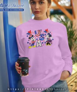 Mickey Minnie Party in the USA 4th of July Shirt 6 Mickey Minnie Party In The Usa 4th Of July Sweatshirt